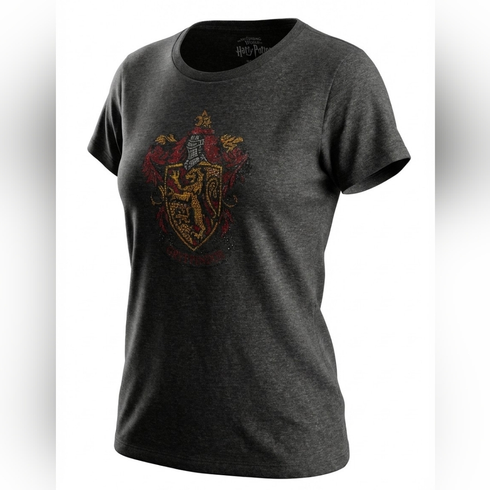 Gryffindor Crest T-Shirt Dark Gray  Size M